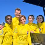 The tail of one of the sperm whales during it’s fluke.