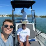 The tail of one of the sperm whales during it’s fluke.