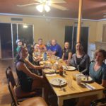 The tail of one of the sperm whales during it’s fluke.
