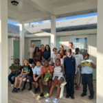 The tail of one of the sperm whales during it’s fluke.