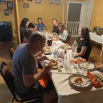 The tail of one of the sperm whales during it’s fluke.