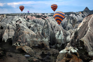 Balloons over Cappadocia, Turkey