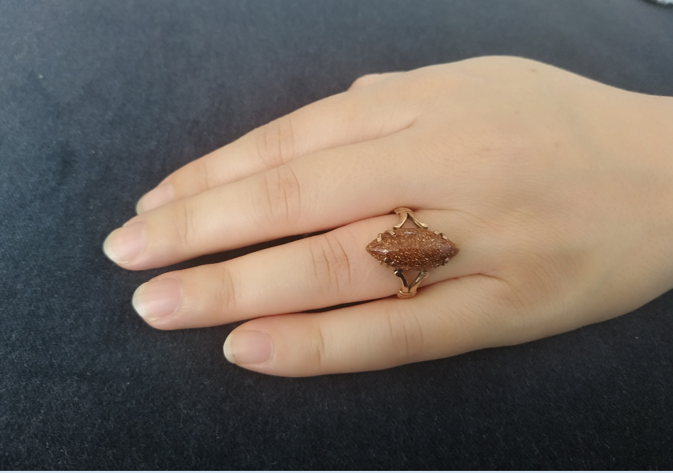 Thumbnail: SAND STONE-טבעת זהב ו