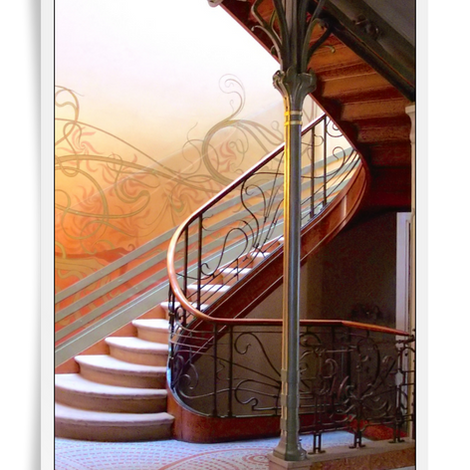 Victor Horta Architecture Art Nouveau Staircase