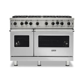 luxury viking range in stainless steel