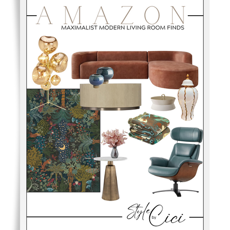 Maximalist Modern Living Room