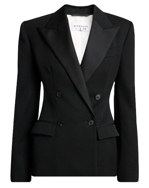 Givenchy, Double-Breasted Tuxedo Jacket, Black, womens tuxedo jacket