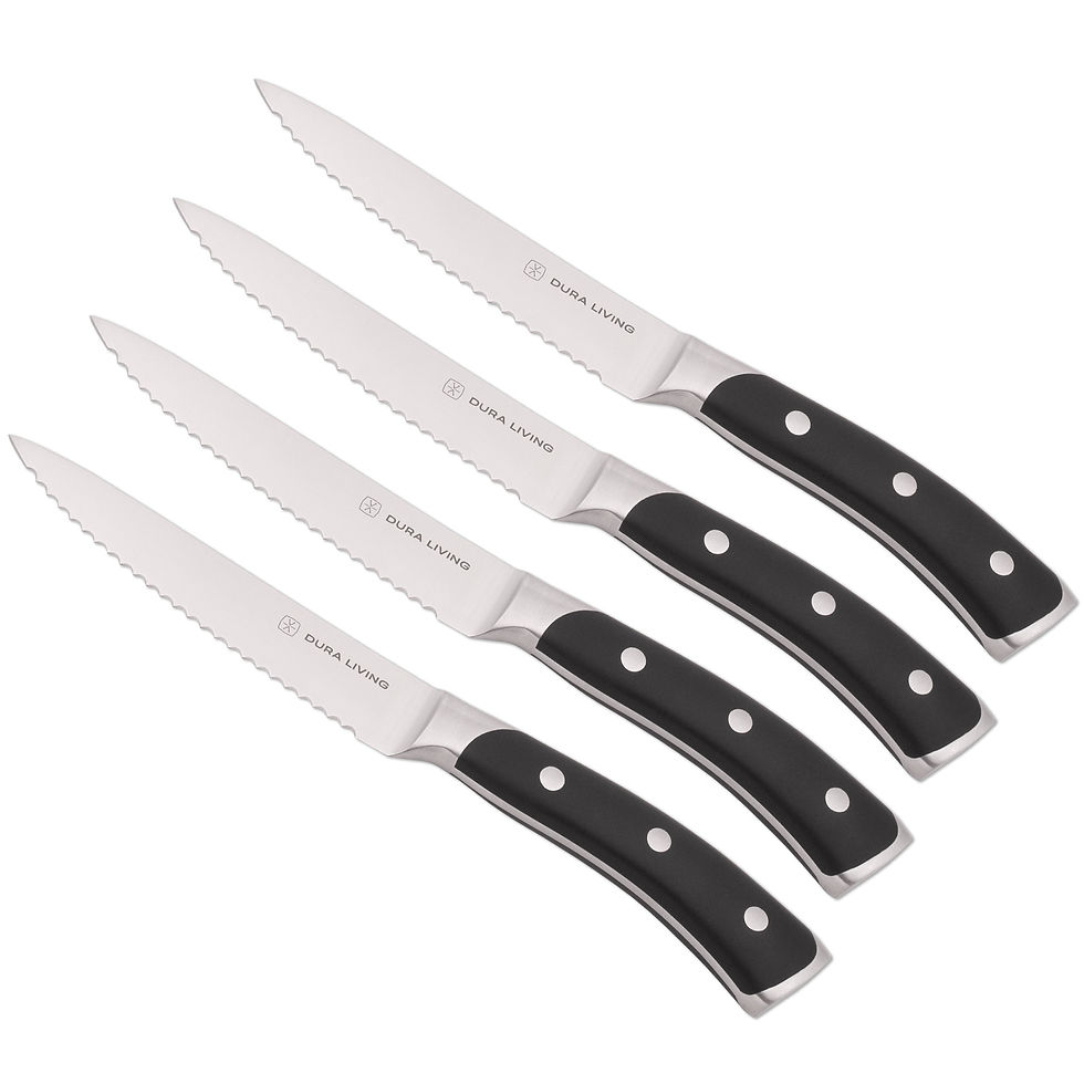 Thumbnail: Elite Set of 4 Steak Knives - Black