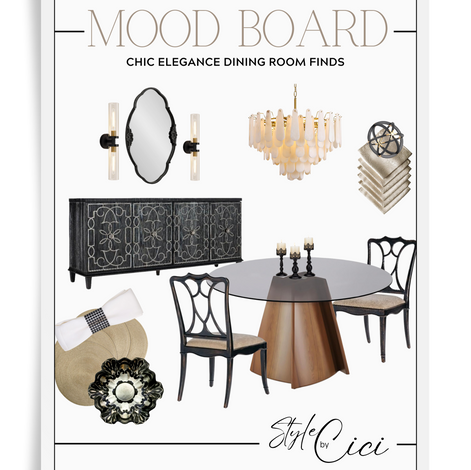 How to Design a Chic Elegant Dining Room