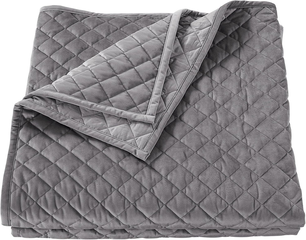 Diamond-Quilted Coverlet. luxury charcoal masculine bachelor pad bedding
