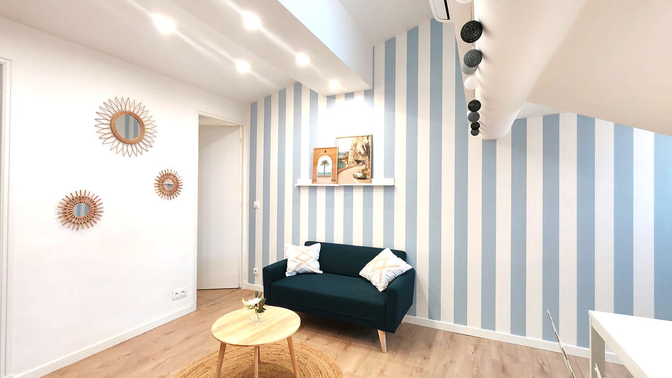 Avant / Après : comment j'ai transformé un appartement mansardé en cocon Dolce Vita pour la location à Nice