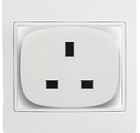 曲韻白色插座樣板