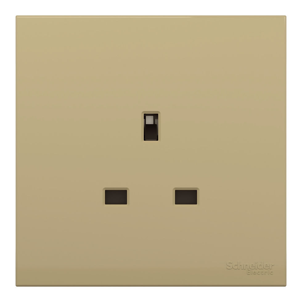 施耐德 奐然AvatarOn C 沉醉金 13A單蘇 插座