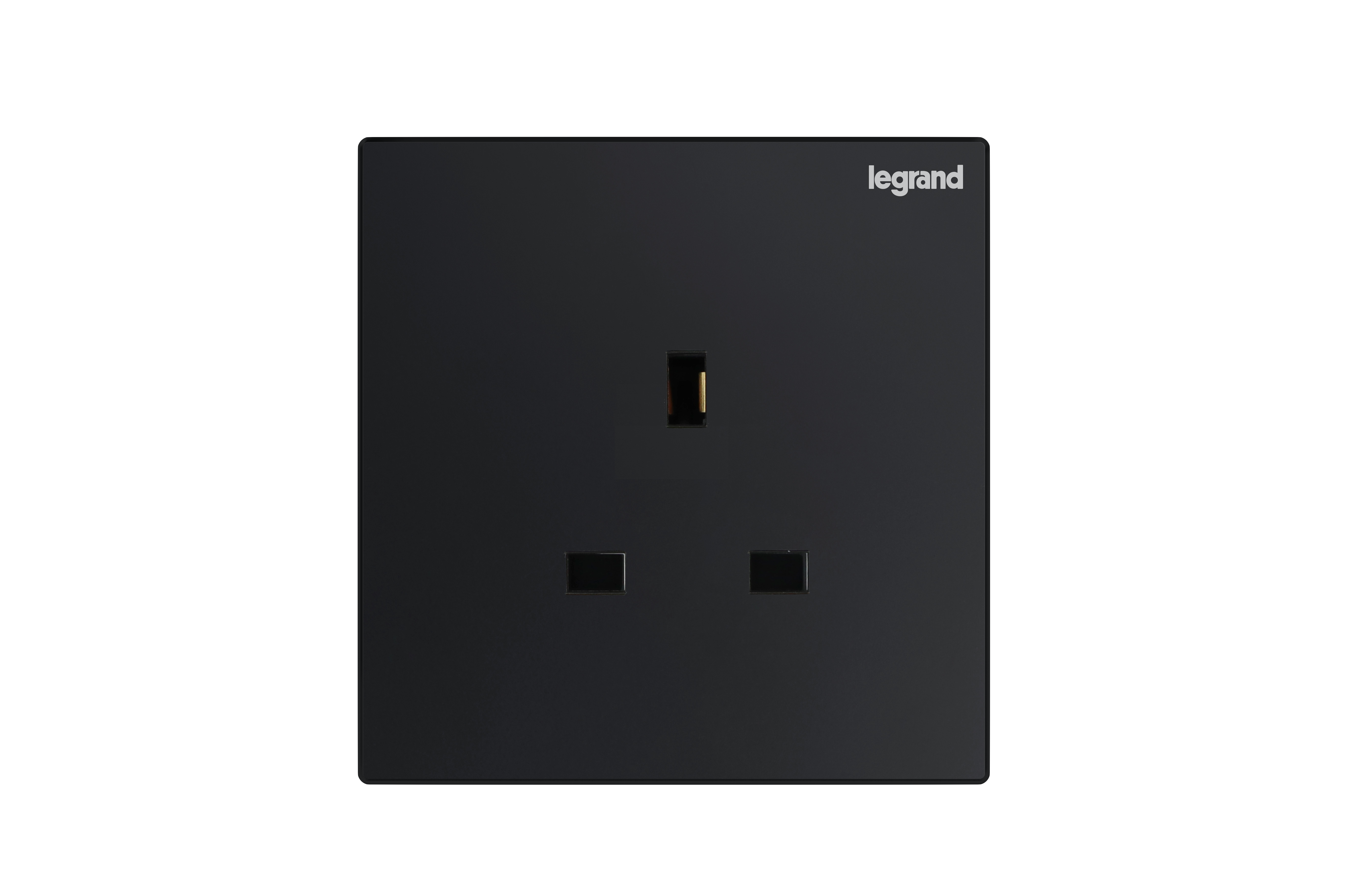 Legrand Galion 碳素黑 13A單蘇 插座