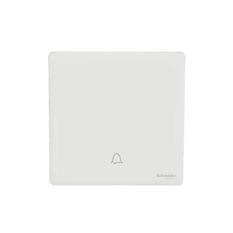 施耐德 Unica X 皎月白 門鐘按手掣