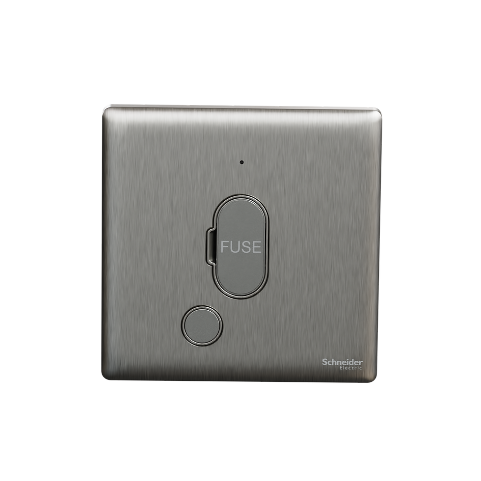 施耐德 Unica X 炫星銀 13AFuse有燈 接線蘇