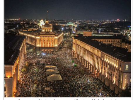 A system devouring itself: Bulgaria’s protest on the eve of euro adoption