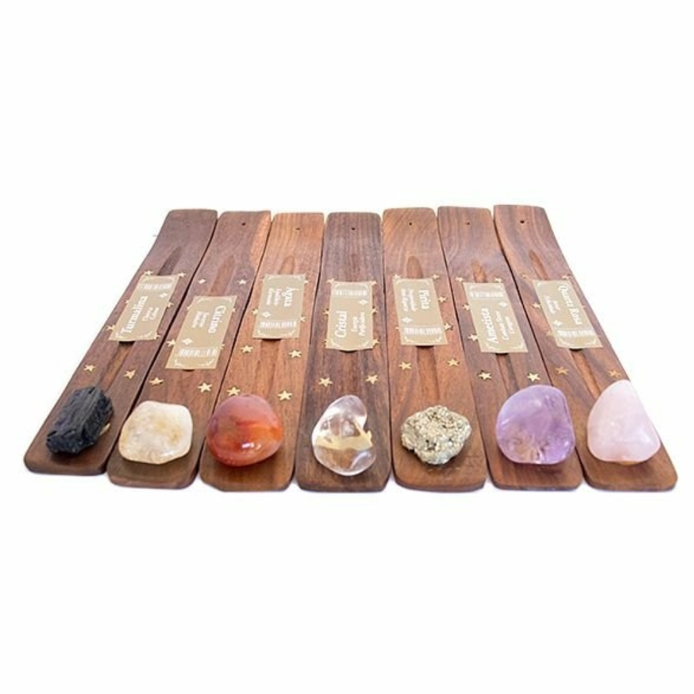 Incensário Régua com Cristal G