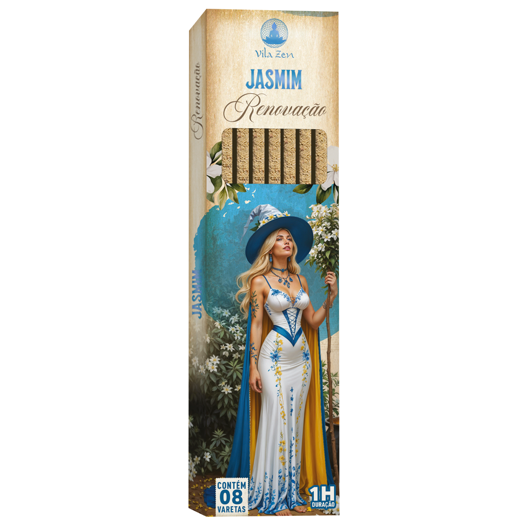 Incenso Vila Zen Linha Mística Jasmim