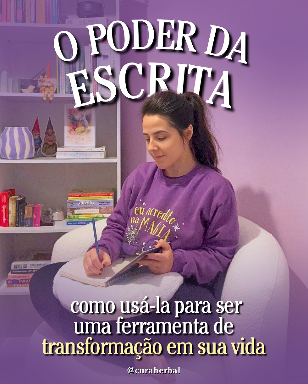poder da escrita como ferramenta de transformação, autoconhecimento e manifestação.