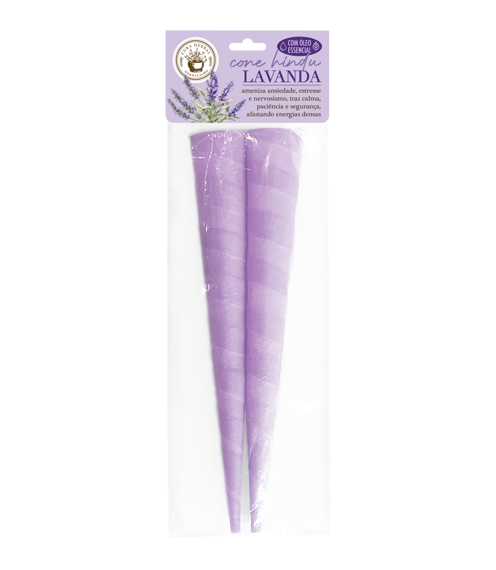 Cone Hindu Lavanda Cura Herbal 2un.