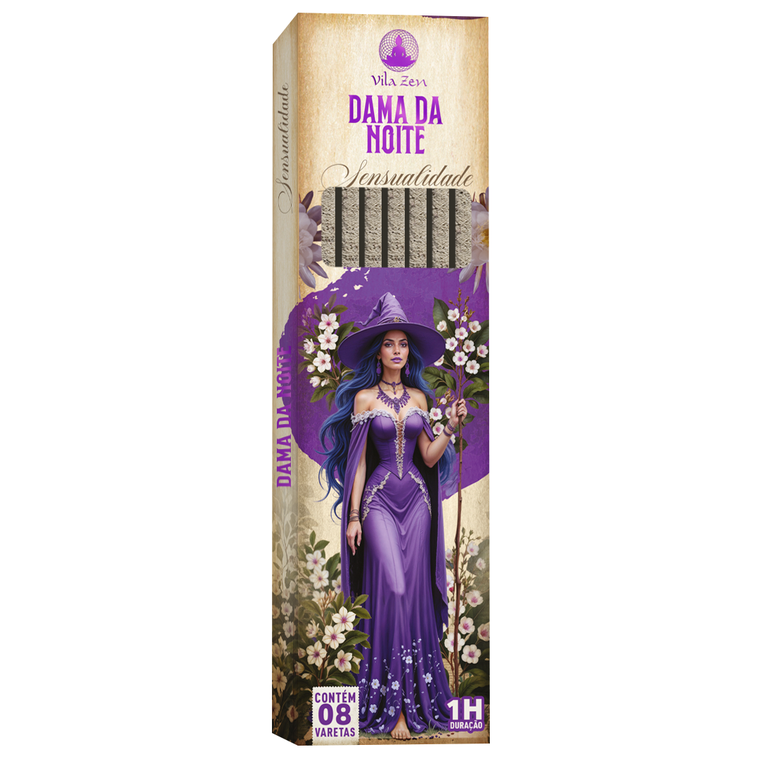 Incenso Vila Zen Linha Mística Dama da Noite