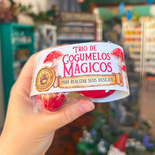 Trio de Cogumelos Mágicos | Cura Herbal Oficial