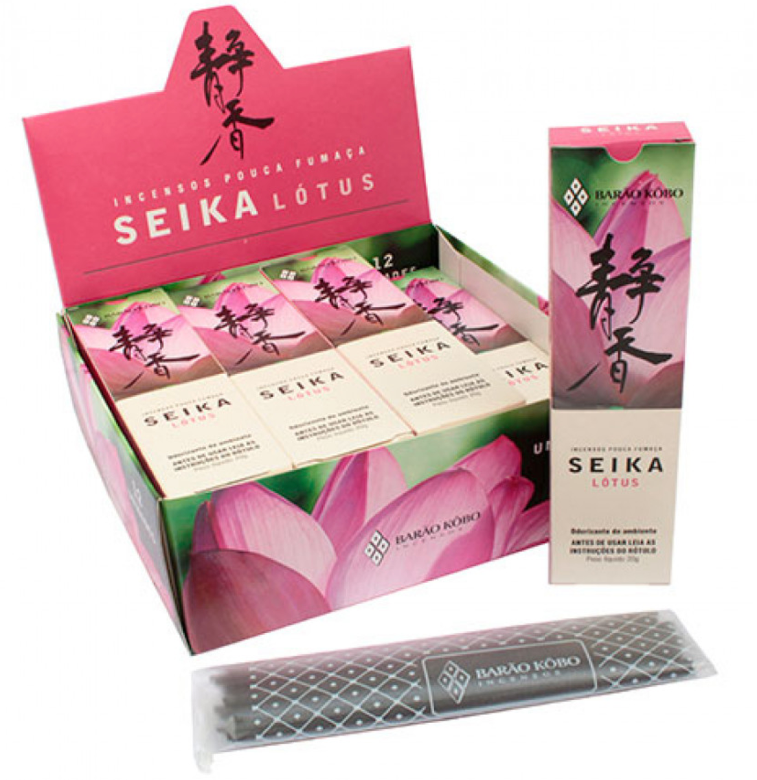 Incenso Seika Pouca Fumaça 20g Lotus