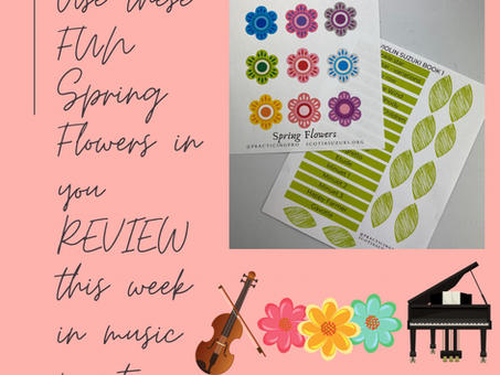 #31 Spring Flowers - for reviewing songs