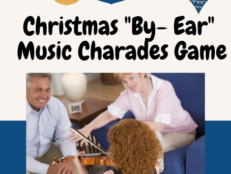 Christmas "By- Ear" Charades Game