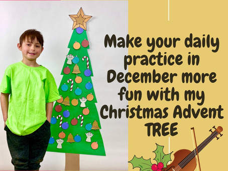 Make performing a focus using my Advent Christmas tree