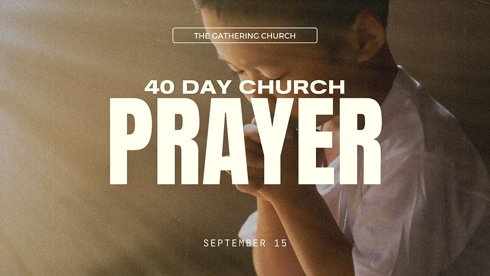 40 Day Church-Wide Prayer