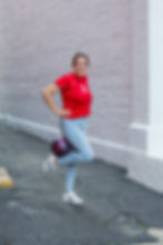 senior picture with soccer ball in Westerville Ohio