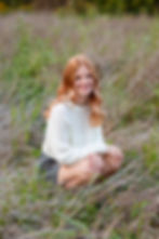 Dublin senior photo of what to wear in Summer photos skirt in field