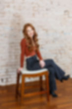 Modern Studio Portrait of Senior in Westerville