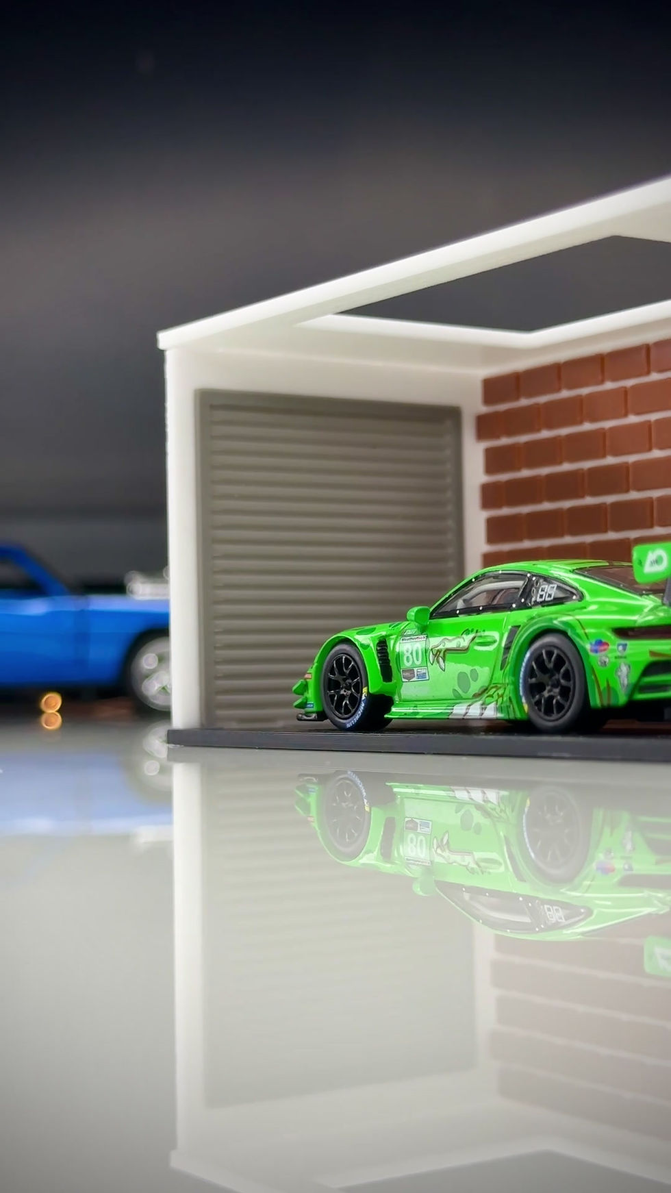 Thumbnail: Hotwheels Car Garage Diorama 1:64 Porsche