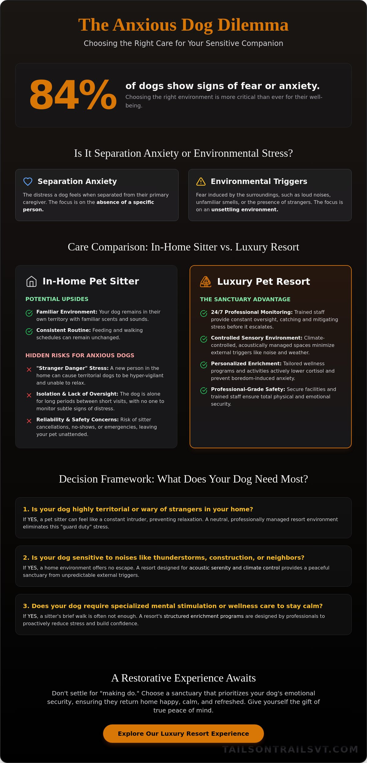 Pet sitter vs dog boarding for anxious dogs