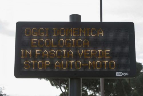 Approvato il calendario delle domeniche ecologiche, saranno cinque 