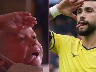 Genoa-Lazio, l’esultanza di Castellanos per il piccolo Emanuele: un gol che vale più di tre punti