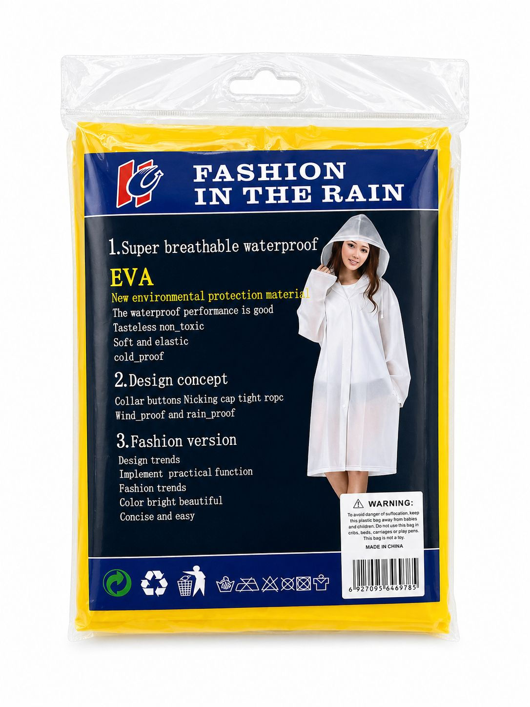 Plastic Rain Coat 12 unidades
