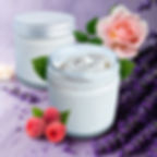 Thumbnail: one jar with cream and rose, face cream natural daily moisturiser.
