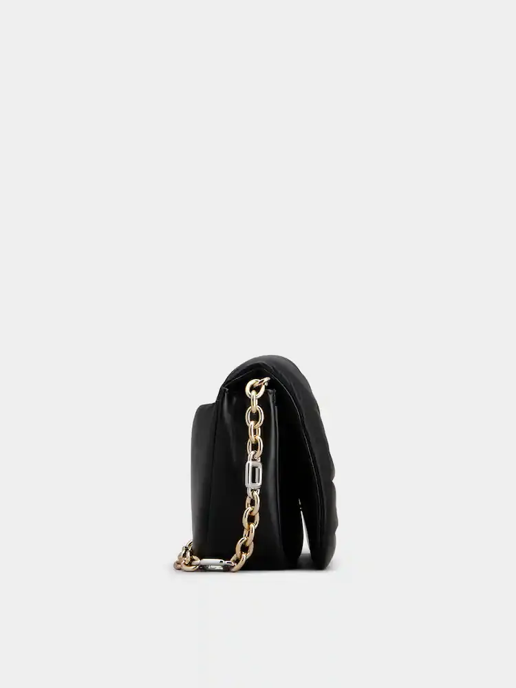 Thumbnail: Roger Vivier Viv' Choc Shoulder Bag in Leather