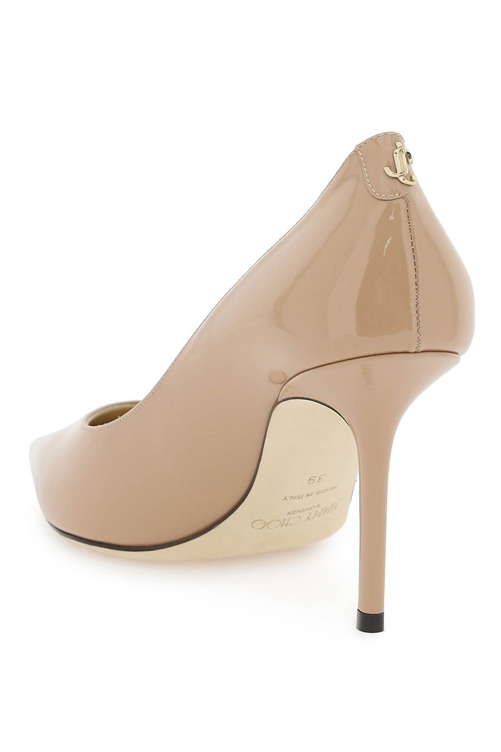 Thumbnail: Jimmy Choo Love 85 Patent Leather Pumps with JC Emblem