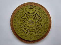 3D Printed and Spray coated Aztec Calendar