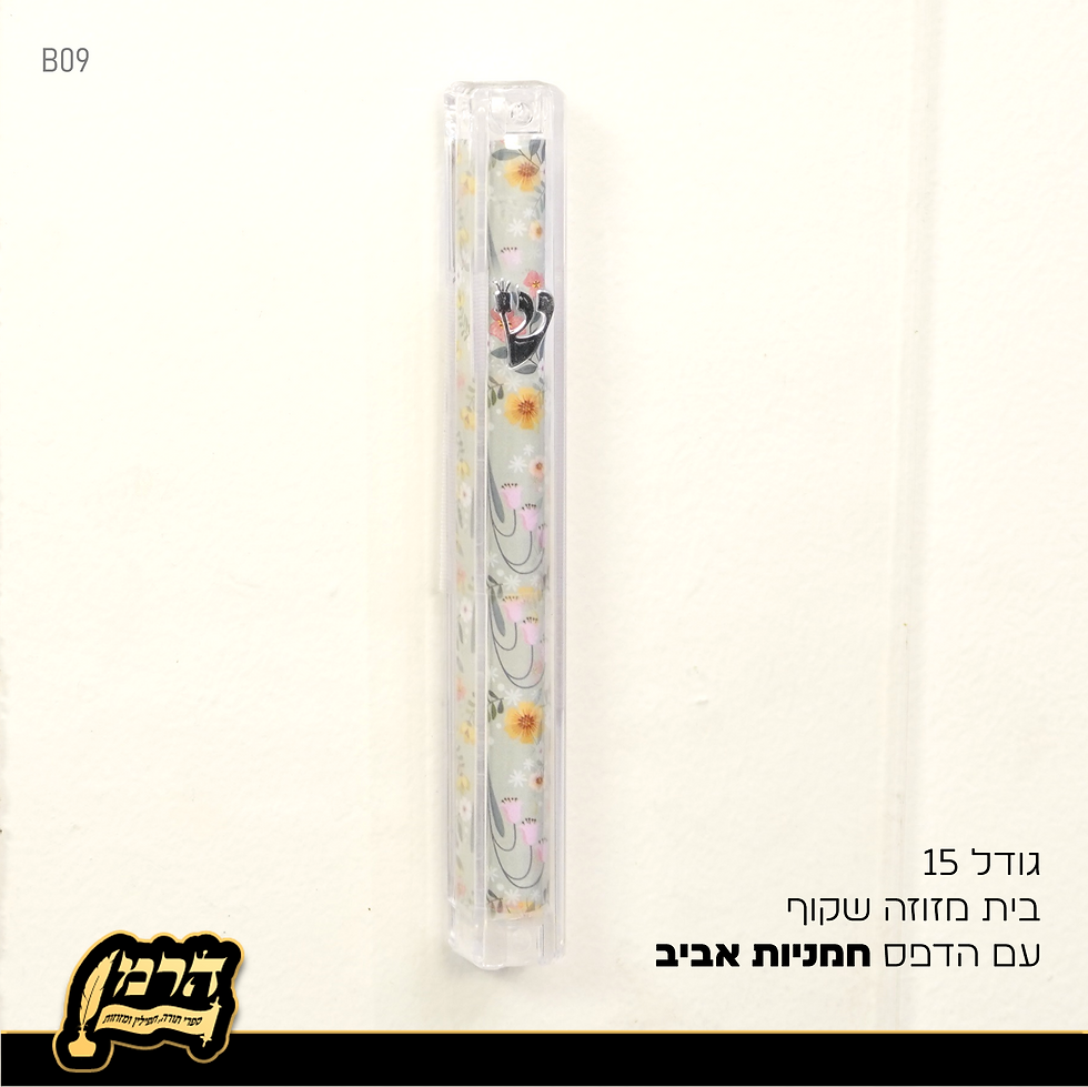 תמונה ממוזערת: בית מזוזה גודל 15 מסדרת "שושנים"
