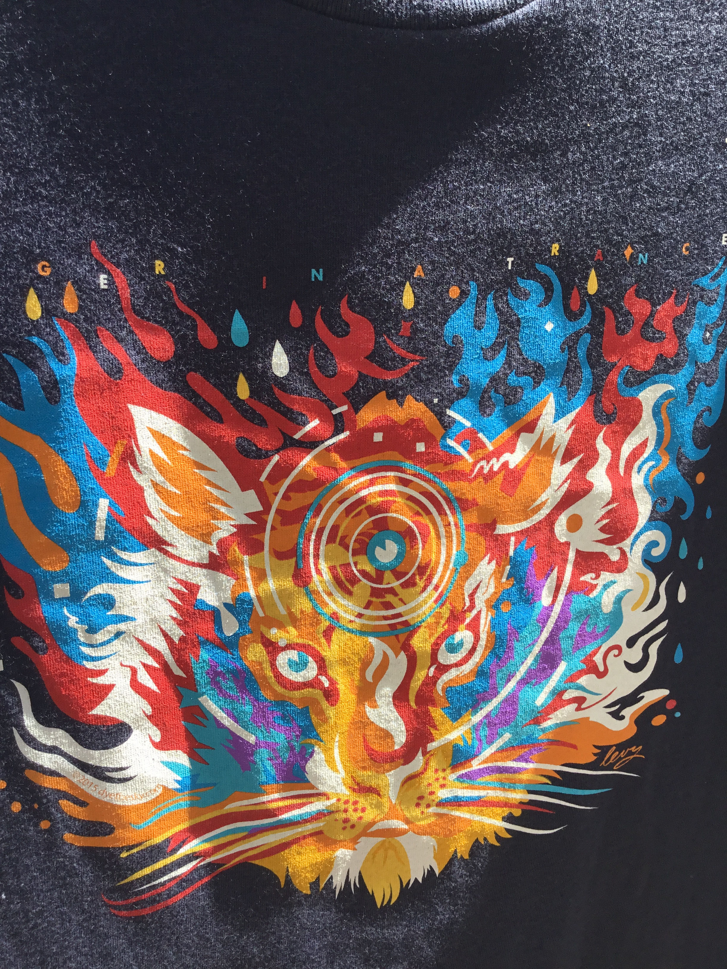 Grateful Dead-Womens T-Shirt-Tiger Trance-by Dye the Sky