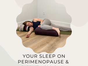 Your Sleep on Perimenopause