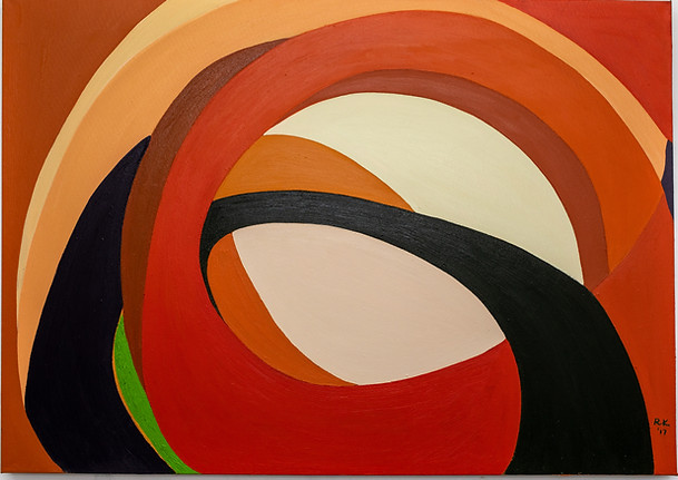 Following Tthe Sun VI 2017 oil on canvas H85 W 122 D 4 cm £1464.jpg
