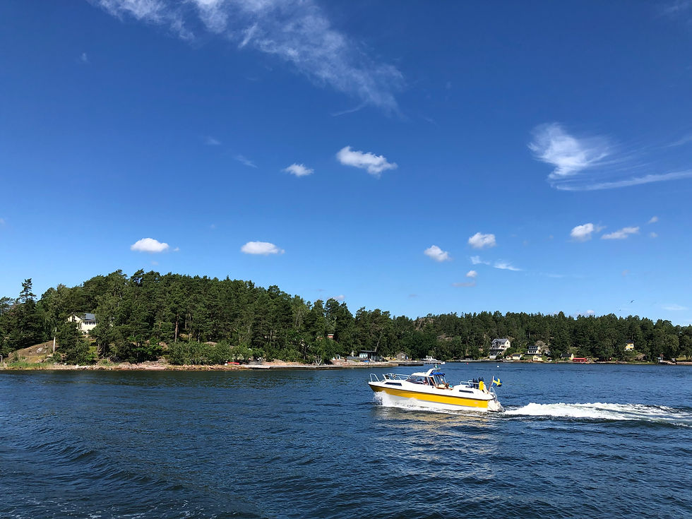 Fru ResGlad åker till Sandhamn