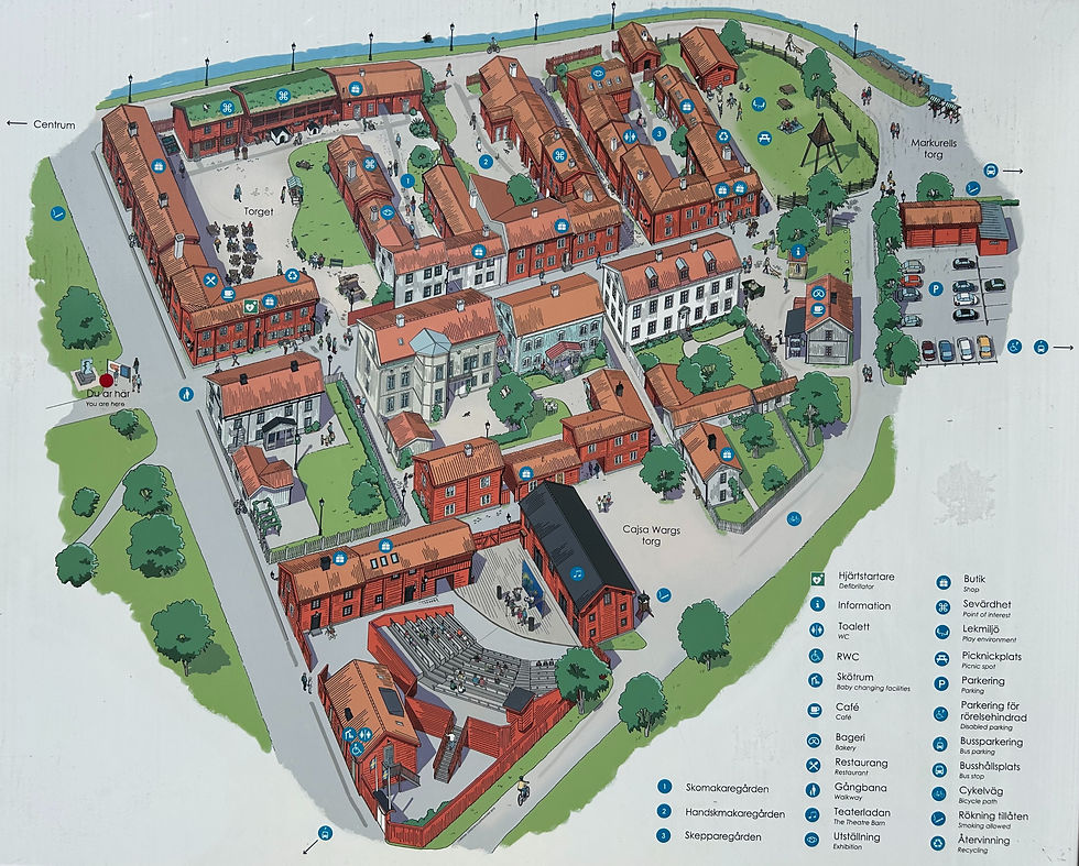 Fru ResGlad besöker Wadköping och Stadsparken i Örebro